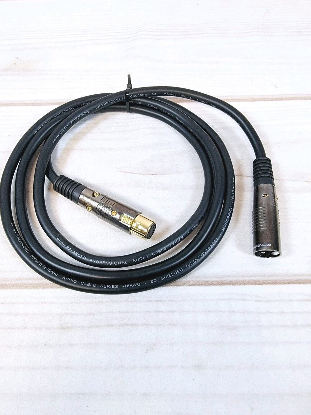 LRX Balance Professional Audio Cable Series 16 AWG Shielded Monoprice 10016